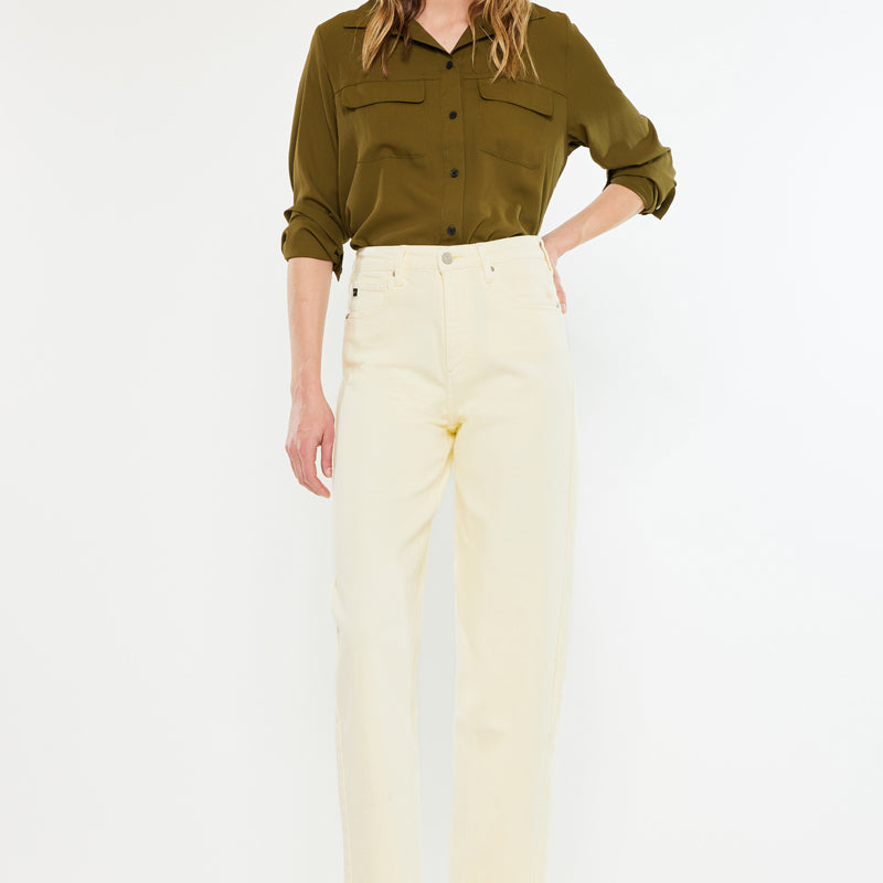 Retrice High Rise Slim Balloon Jeans - Official Kancan USA