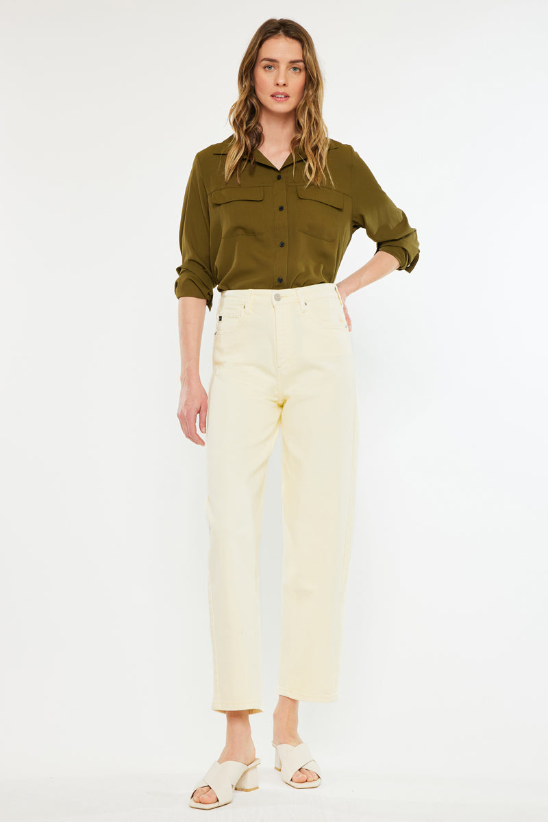 Retrice High Rise Slim Balloon Jeans - Official Kancan USA