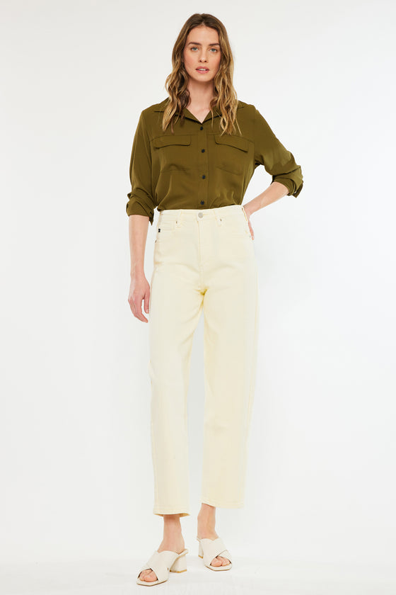 Retrice High Rise Slim Balloon Jeans