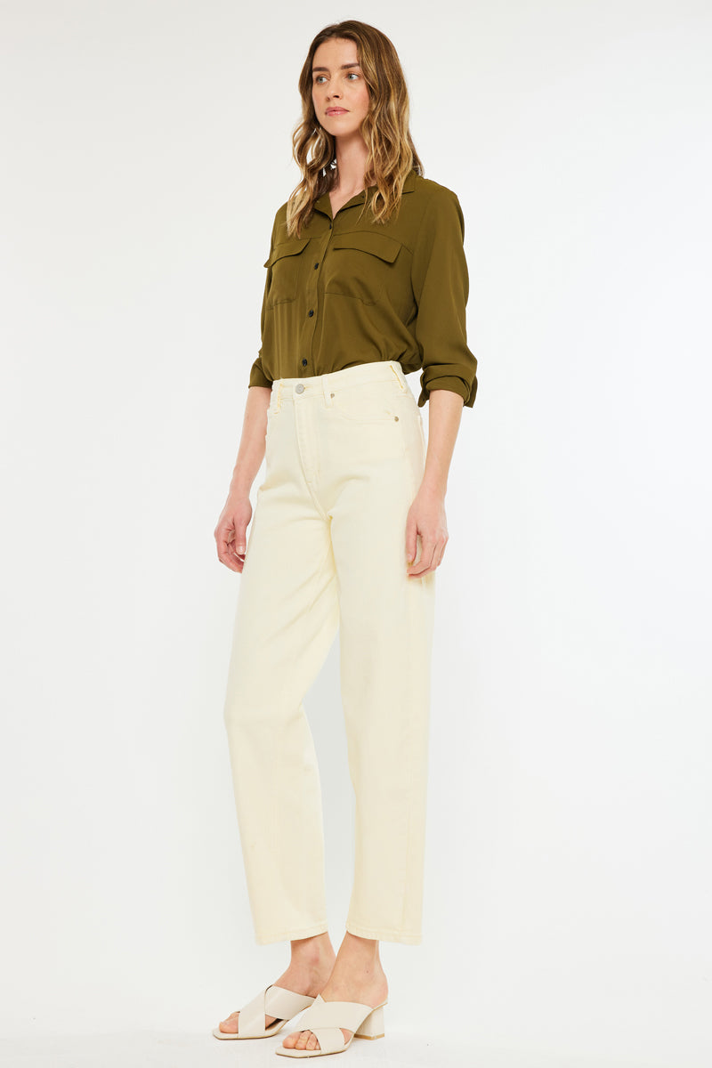 Retrice High Rise Slim Balloon Jeans - Official Kancan USA