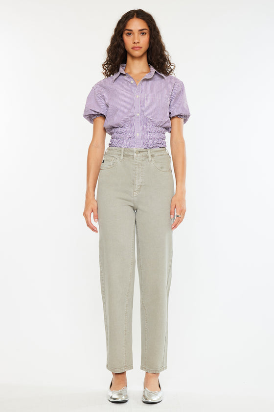 Sonya  High Rise Slim Balloon Jeans