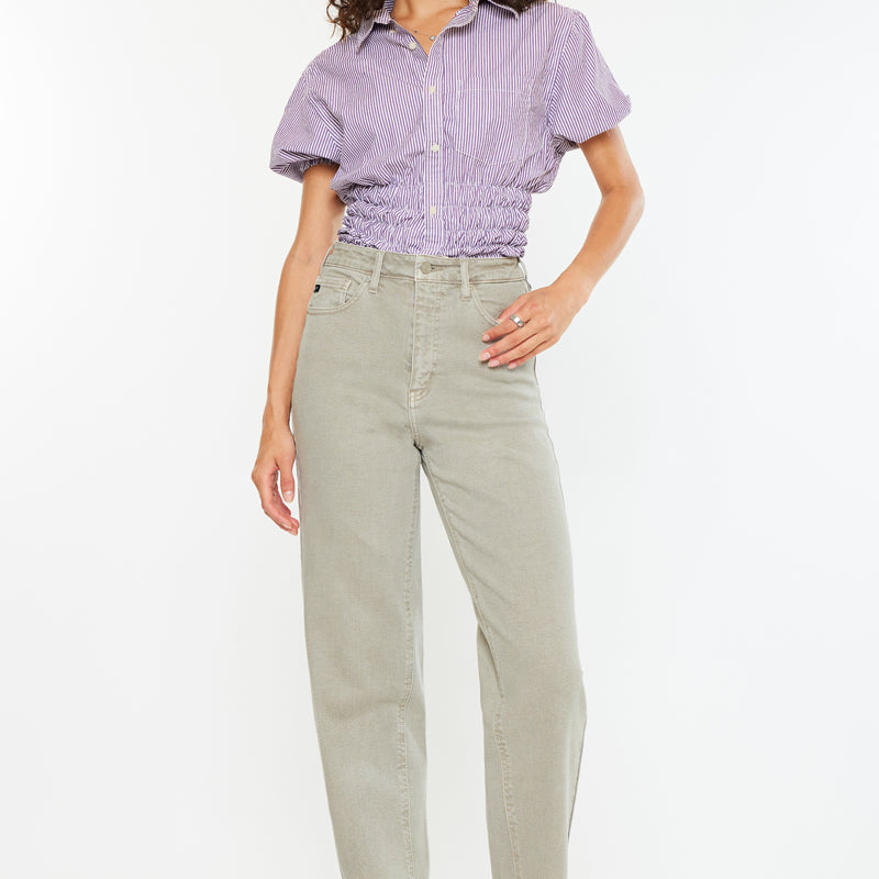 Sonya  High Rise Slim Balloon Jeans - Official Kancan USA