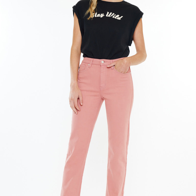 Zandria Ultra High Rise 90's Straight Leg Jeans - Official Kancan USA