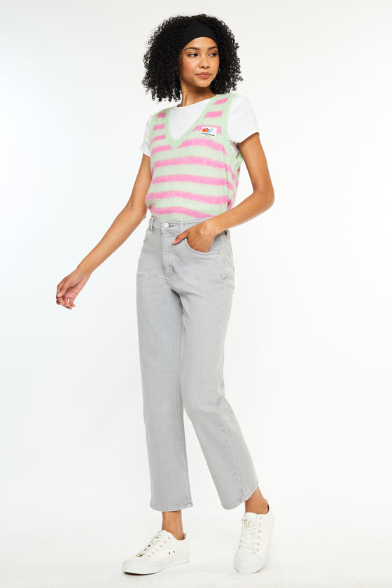 Zandria Ultra High Rise 90's Straight Leg Jeans - Official Kancan USA