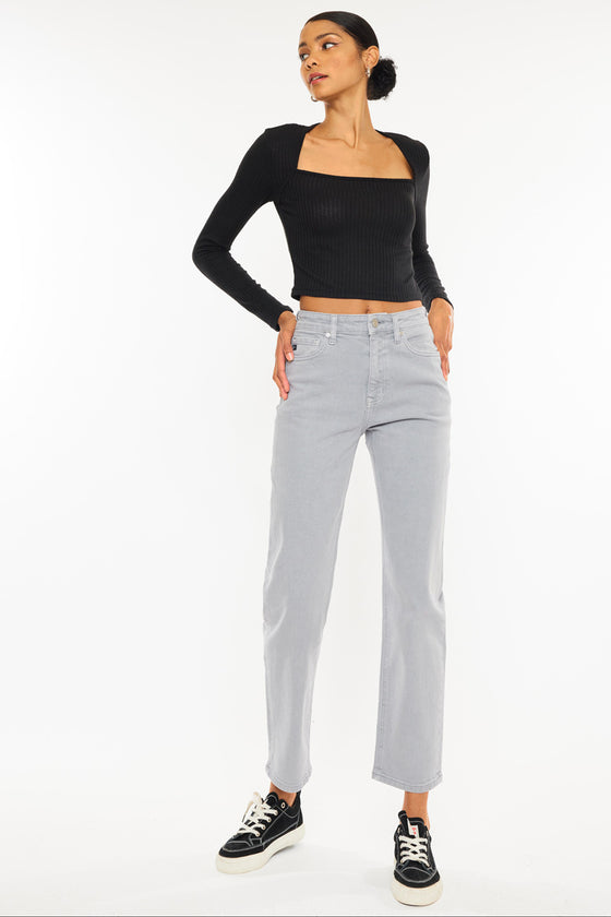 Zandria Ultra High Rise 90's Straight Leg Jeans - Official Kancan USA
