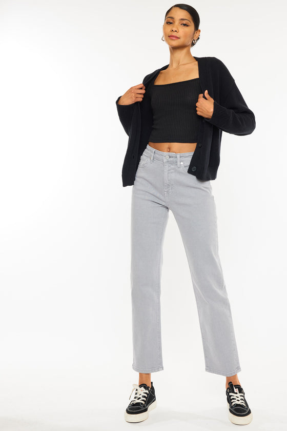 Zandria Ultra High Rise 90's Straight Leg Jeans - Official Kancan USA