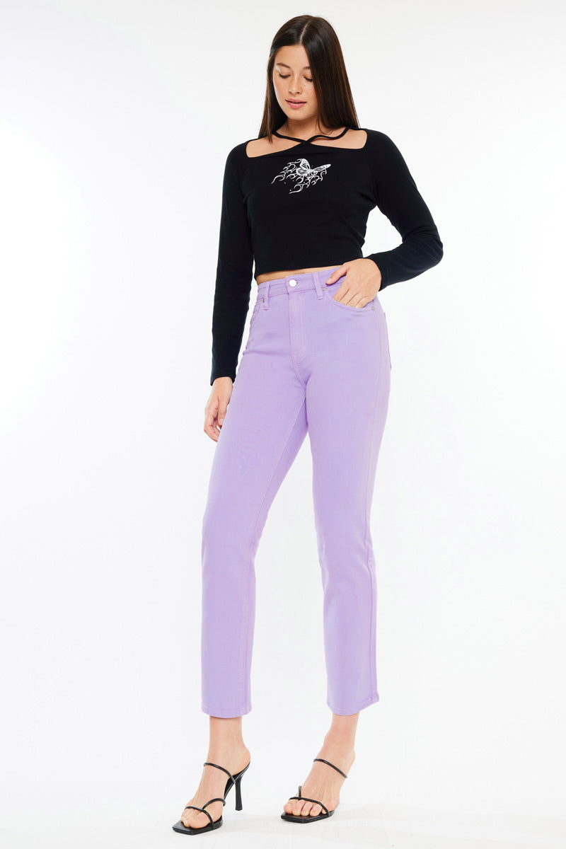 Zandria Ultra High Rise 90's Straight Leg Jeans - Official Kancan USA