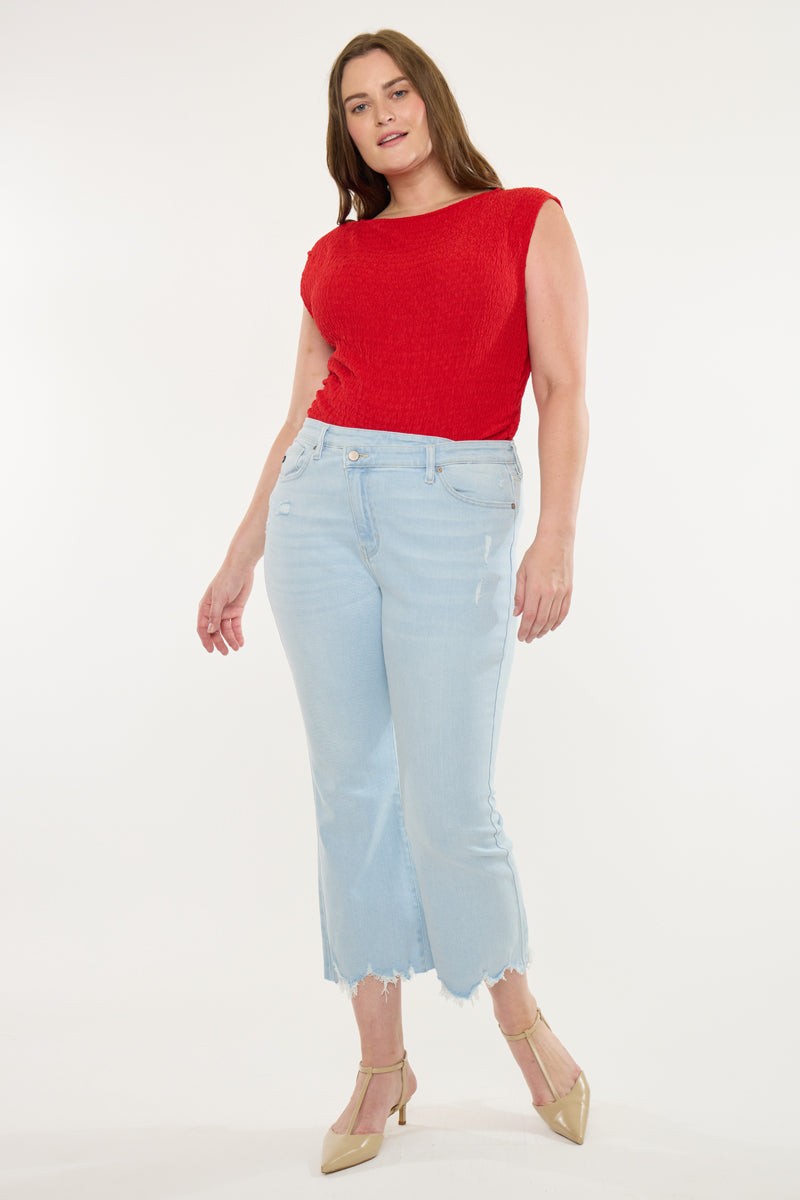 Anahi High Rise Kick-Flare Jeans (Plus Size)
