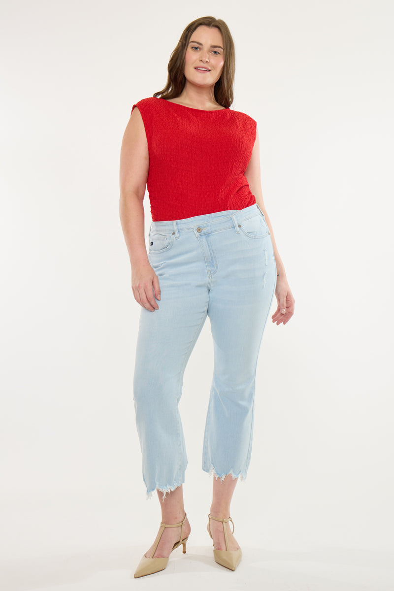 Anahi High Rise Kick-Flare Jeans (Plus Size)