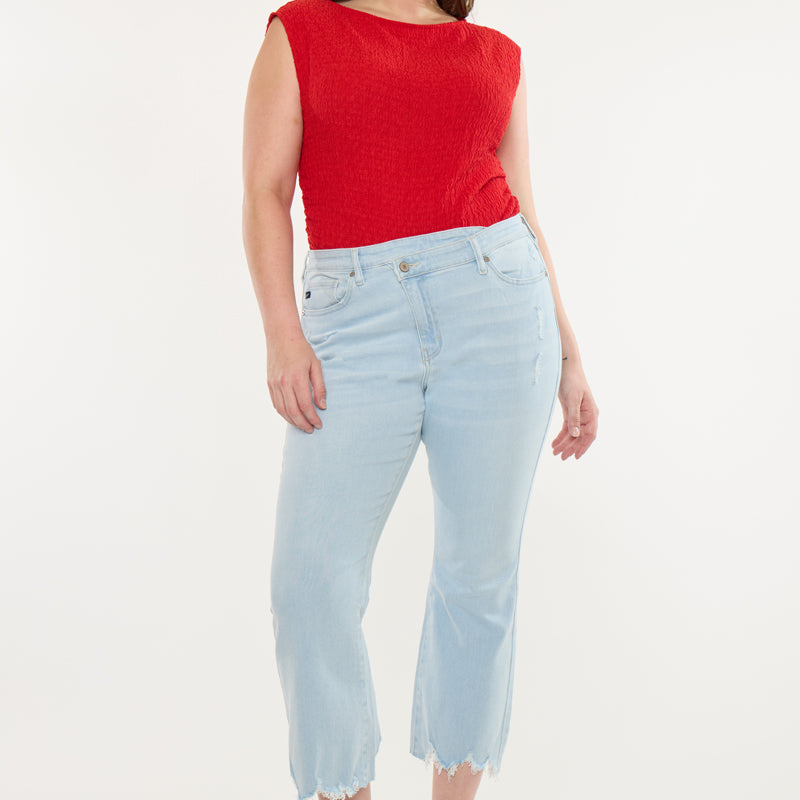 Anahi High Rise Kick-Flare Jeans (Plus Size)
