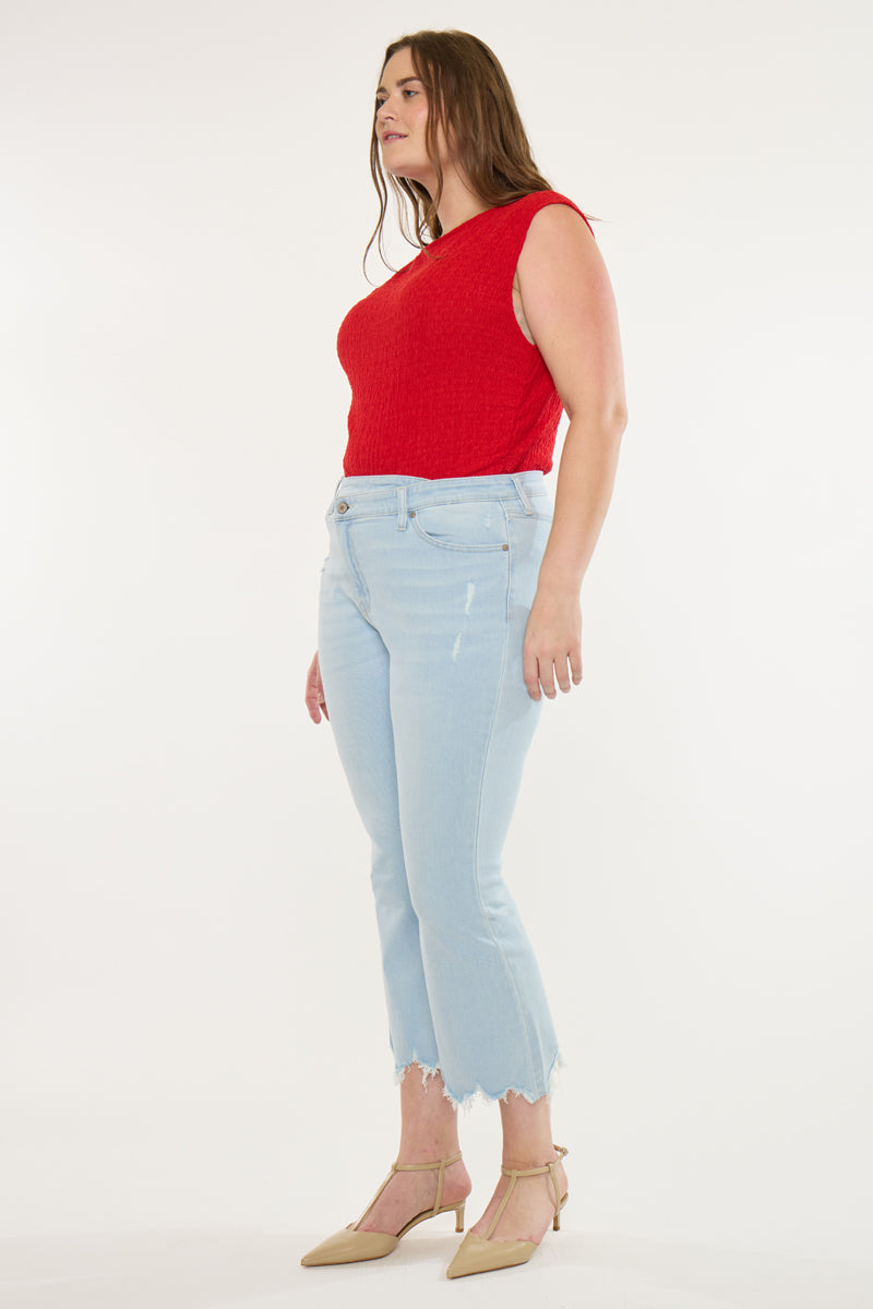 Anahi High Rise Kick-Flare Jeans (Plus Size)