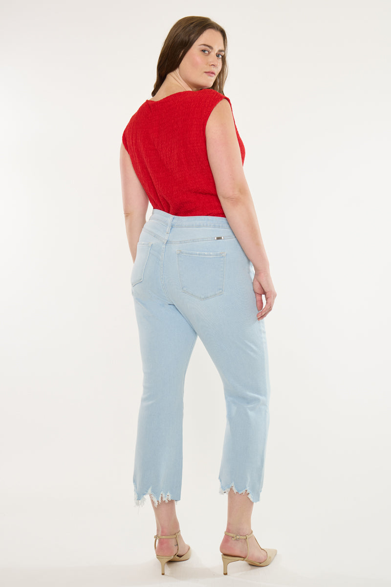 Anahi High Rise Kick-Flare Jeans (Plus Size)