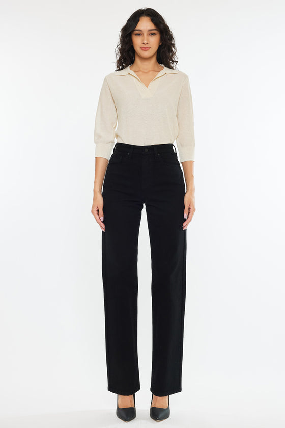 Princess High Rise True Straight Leg  Jeans - Official Kancan USA