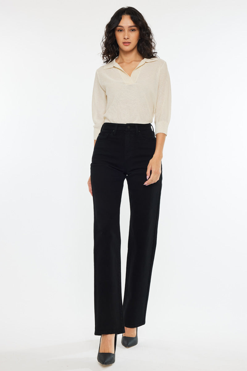 Princess High Rise True Straight Leg  Jeans - Official Kancan USA