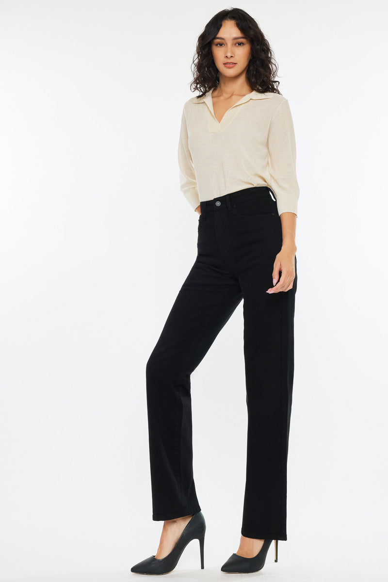 Princess High Rise True Straight Leg  Jeans - Official Kancan USA