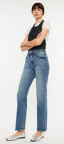 Ophelia High Rise True Straight Leg  Jeans - Official Kancan USA