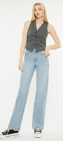 Princess High Rise True Straight Leg  Jeans - Official Kancan USA