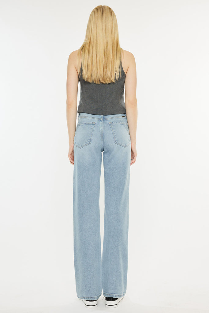 Princess High Rise True Straight Leg Jeans