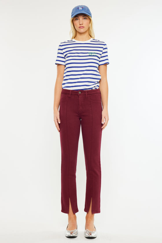 Belinda Mid Rise Skinny Straight Leg Jeans - Official Kancan USA
