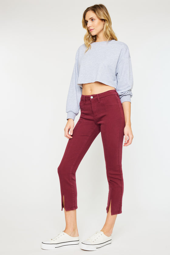 Belinda Mid Rise Skinny Straight Leg Jeans - Official Kancan USA