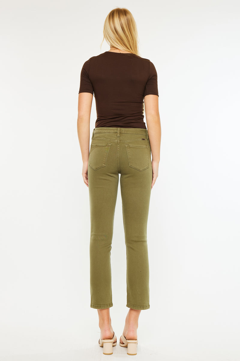 Belinda Mid Rise Skinny Straight Leg Jeans - Official Kancan USA