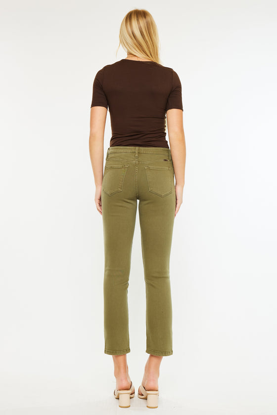 Belinda Mid Rise Skinny Straight Leg Jeans - Official Kancan USA