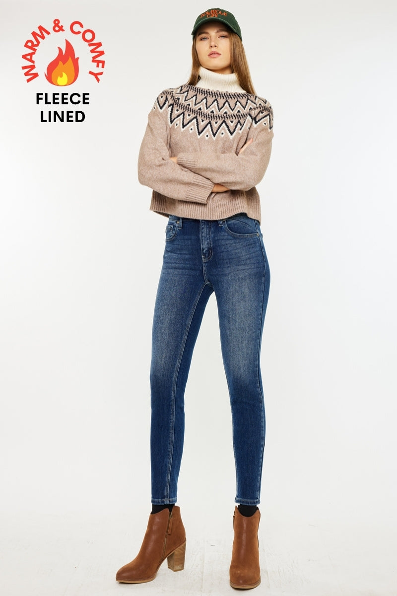 Rochelle  High Rise Super Skinny Jeans - Official Kancan USA