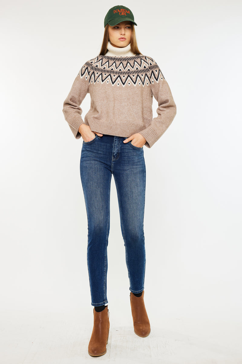 Rochelle  High Rise Super Skinny Jeans - Official Kancan USA