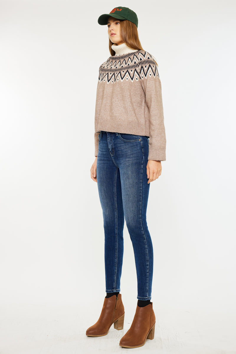Rochelle  High Rise Super Skinny Jeans - Official Kancan USA