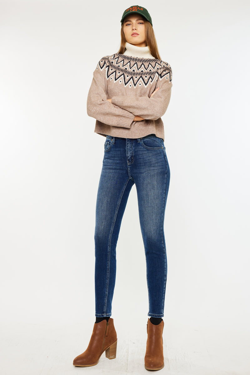 Rochelle  High Rise Super Skinny Jeans - Official Kancan USA
