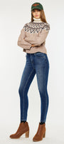 Rochelle  High Rise Super Skinny Jeans - Official Kancan USA