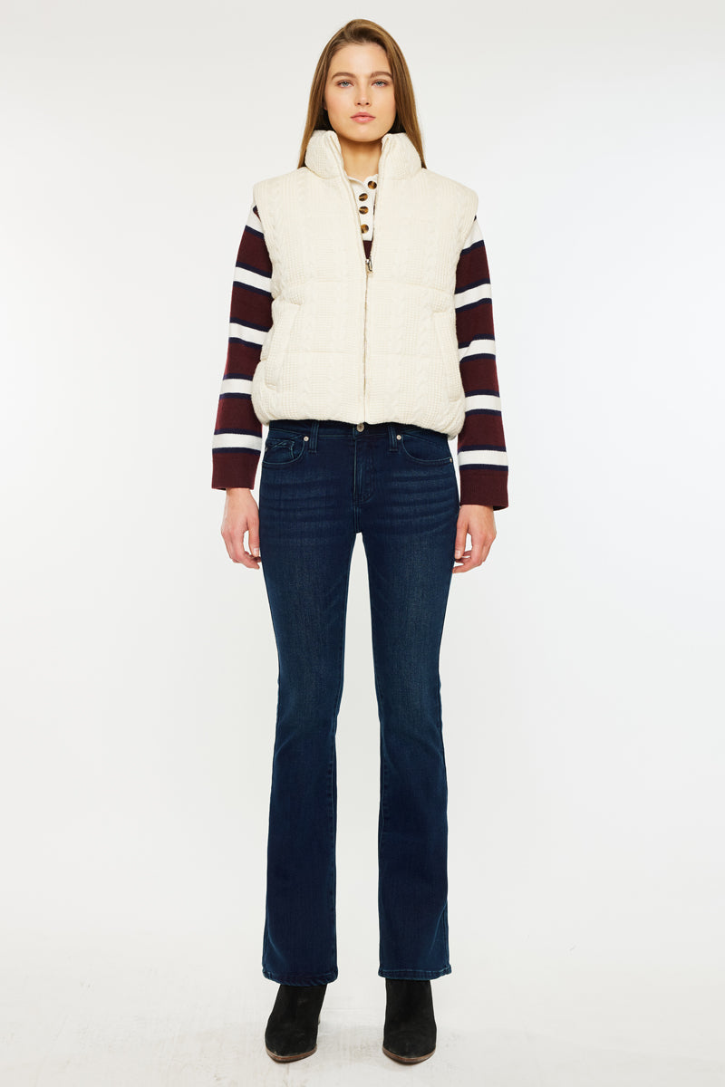 Juniper Mid Rise Baby Bootcut Jeans - Official Kancan USA
