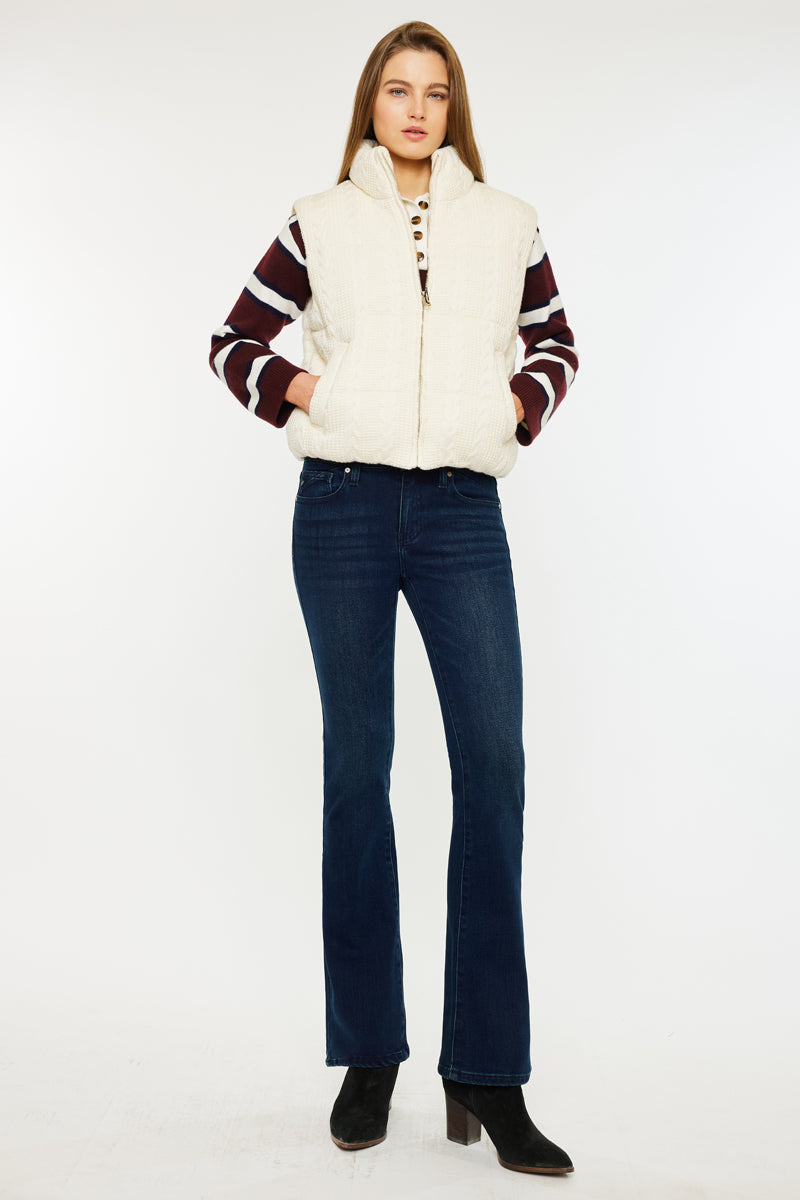 Juniper Mid Rise Baby Bootcut Jeans - Official Kancan USA