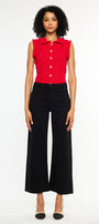 Dianella High Rise Crop Wide Leg Jeans - Official Kancan USA