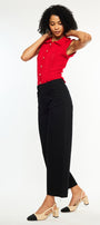 Dianella High Rise Crop Wide Leg Jeans - Official Kancan USA