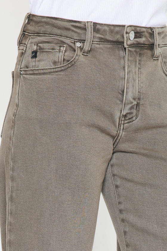 Dianella High Rise Crop Wide Leg Jeans - Official Kancan USA