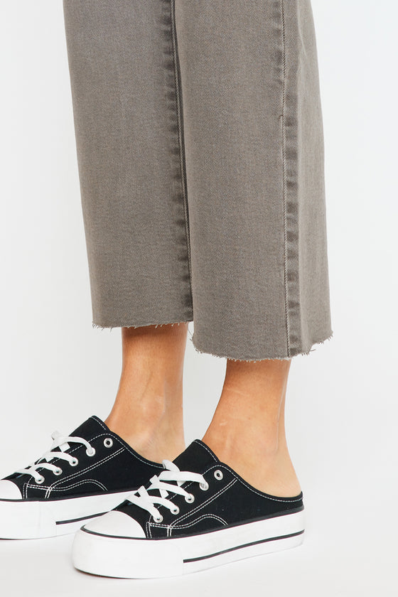 Dianella High Rise Crop Wide Leg Jeans - Official Kancan USA