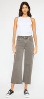 Dianella High Rise Crop Wide Leg Jeans - Official Kancan USA