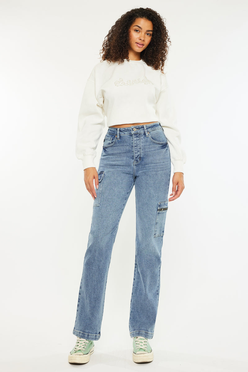 Lenny 90's Straight Leg Jeans - Official Kancan USA