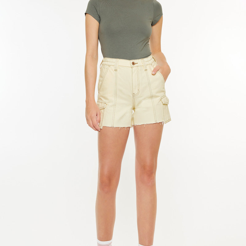 Cassie High Rise Carpenter Shorts - Official Kancan USA