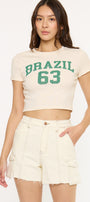 Cassie High Rise Carpenter Shorts - Official Kancan USA