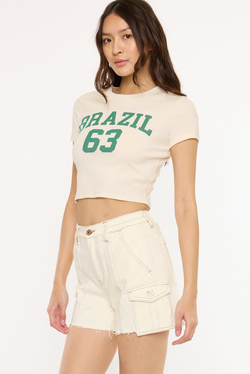 Cassie High Rise Carpenter Shorts - Official Kancan USA