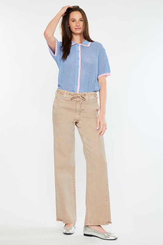 Margot High Rise Wide Leg Jeans - Official Kancan USA
