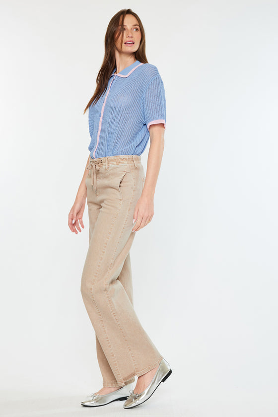 Margot High Rise Wide Leg Jeans - Official Kancan USA
