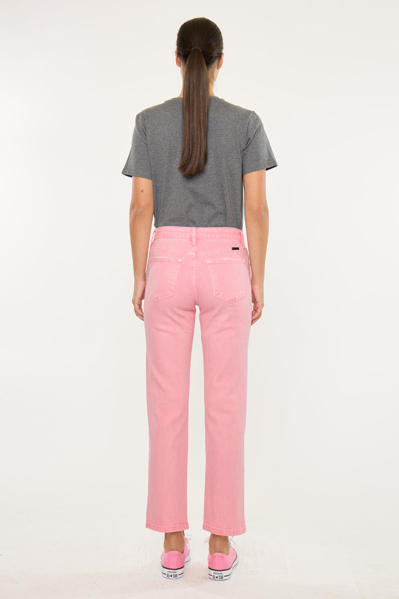 Hannah Mid Rise Straight Jeans - Official Kancan USA