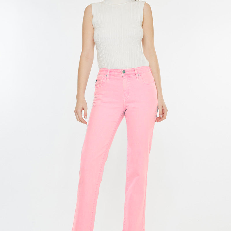 Hannah Mid Rise Straight Jeans - Official Kancan USA