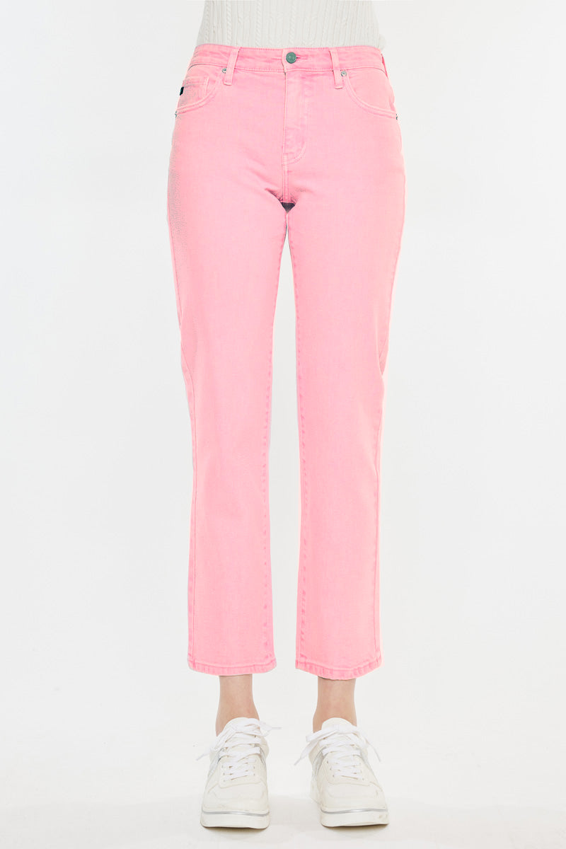 Hannah Mid Rise Straight Jeans - Official Kancan USA