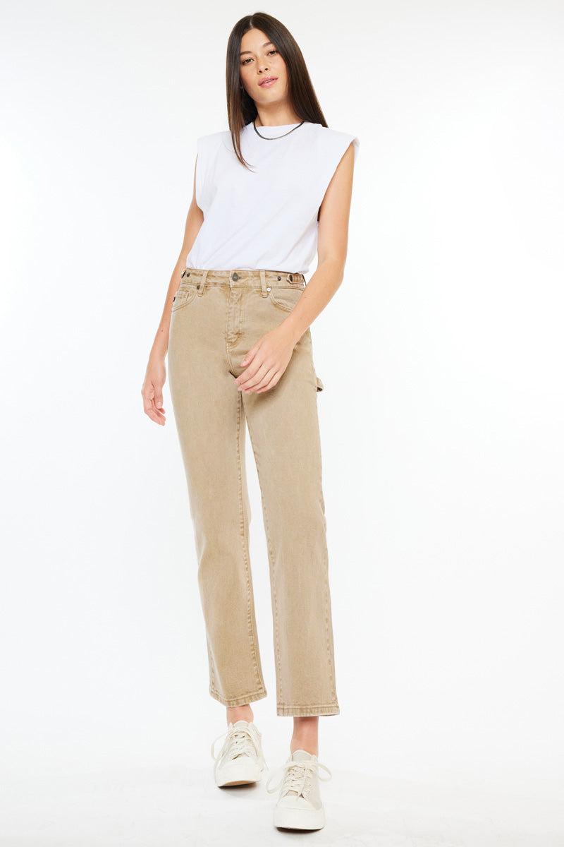 Ashley High Rise True Straight Jeans - Official Kancan USA