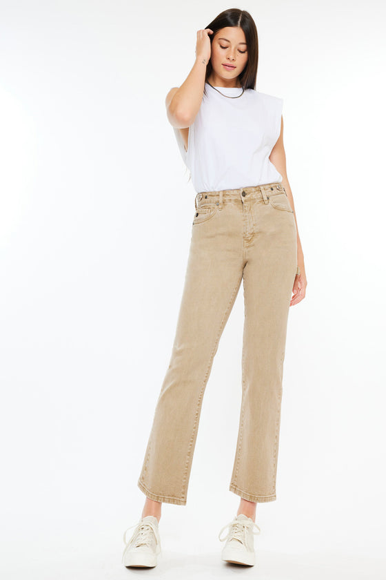 Ashley High Rise True Straight Jeans - Official Kancan USA