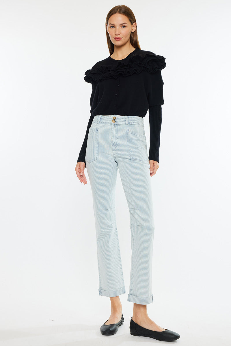 Genevie High Rise Straight Jeans - Official Kancan USA